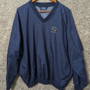 Vintage Sunderland of Scotland Pullover Men's Blue Houndstooth